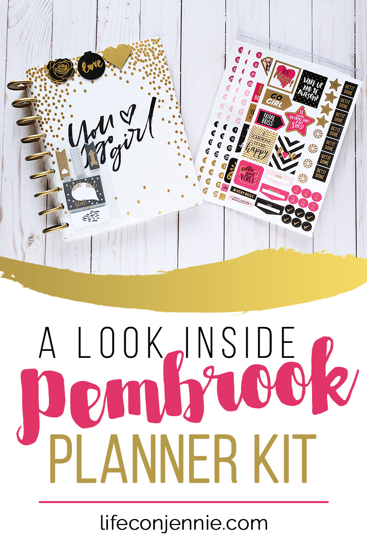 Pembrook Planner Kit de Aldi Life Con Jennie